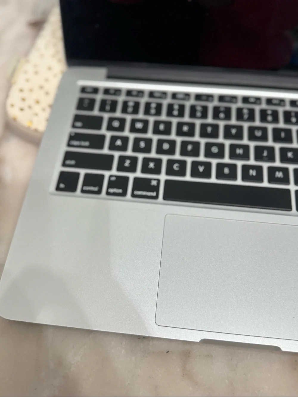 Apple Silver MacBook with Classic Apple Logo does not power on